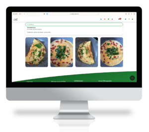 Lebensmittelrezept in der TCMbase mit Bilddaten